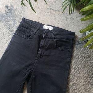 Mango Black High Waisted Skinny Jeans